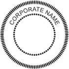 corporate seal stamp template to design